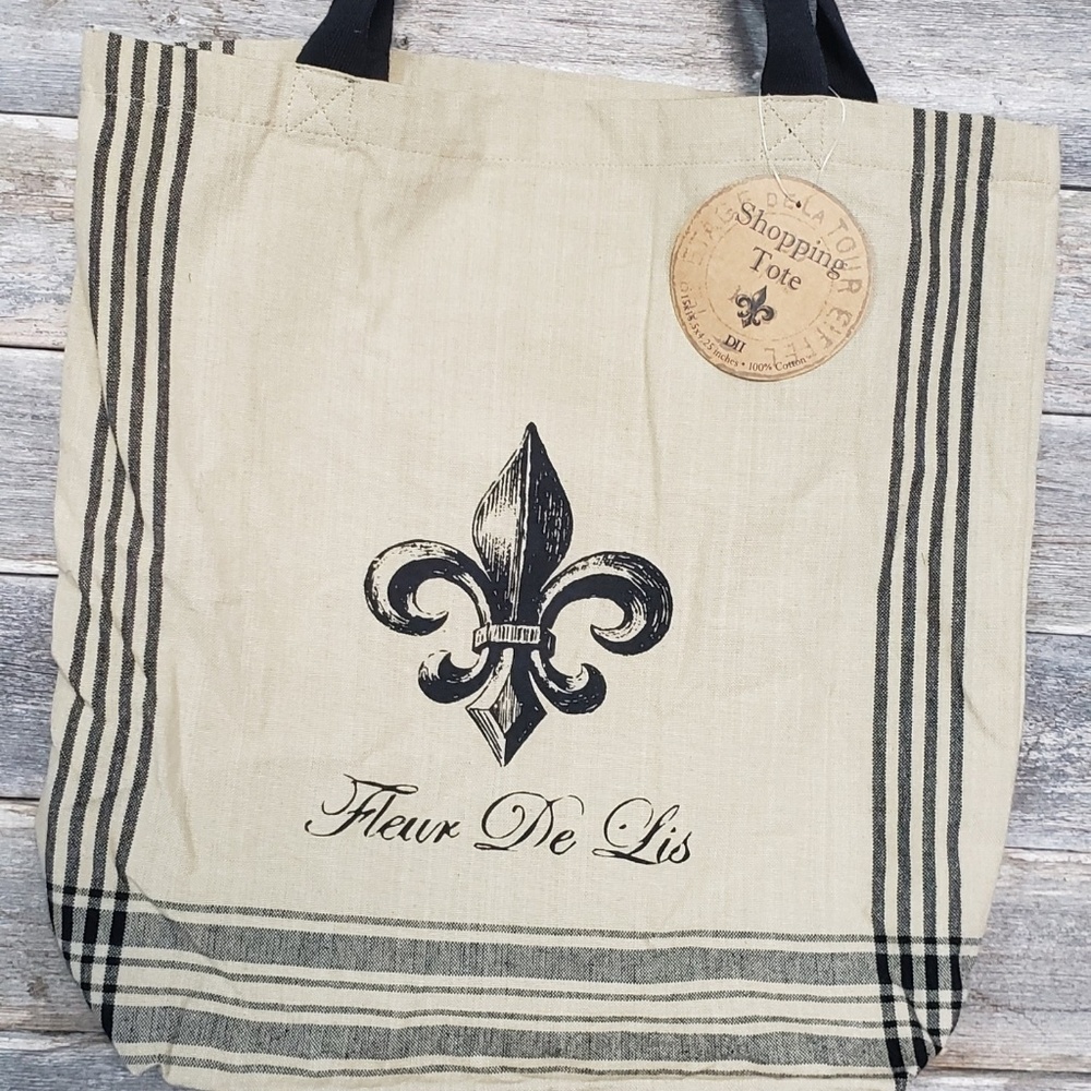 Design Imports Fleur De Lis Paris Design tote